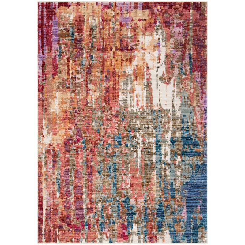 SAFAVIEH Nirvana Opha Modern Oriental Polyester Rug