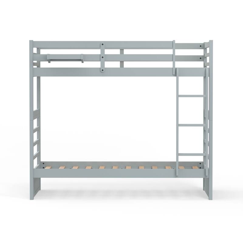 Plana Wood Bunk Bed and Hanging Nightstand