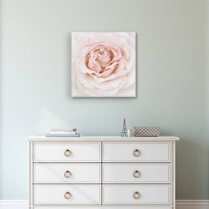 Dewdrop Rose by Rebecca Swanson Canvas Art Print