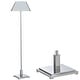 preview thumbnail 10 of 16, Odette 60" Metal LED Floor Lamp, Brushed Brass by JONATHAN Y - 60" H x 15.75" W x 15.75" D Chrome