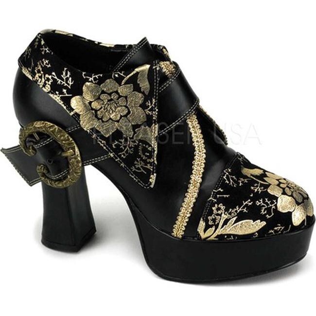 Shop Funtasma Women S Exotica 60 Black Gold Pu Free Shipping