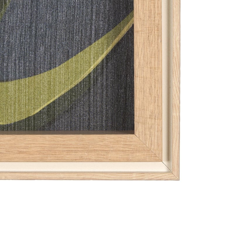 Flower Portrait VIII (Calla Lily)- Hand Embelished Textured Framed Art Print