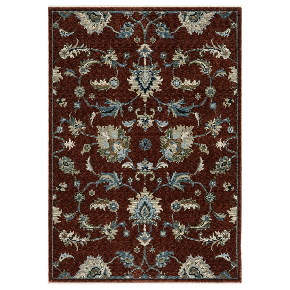 Style Haven Caiden Traditional Floral Area Rug