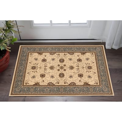 HomeRoots Oriental Modern Rectangle Area Rug