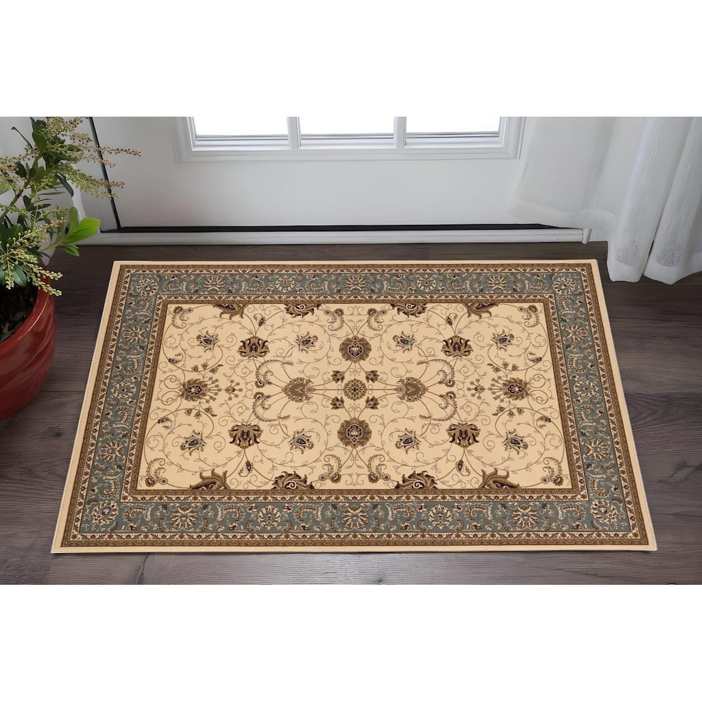HomeRoots Oriental Modern Rectangle Area Rug