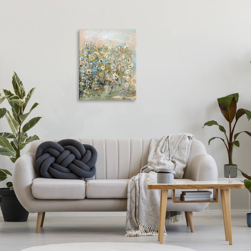 Stupell Speckled Garden Flowers Canvas Wall Art Design By Roy Ebert