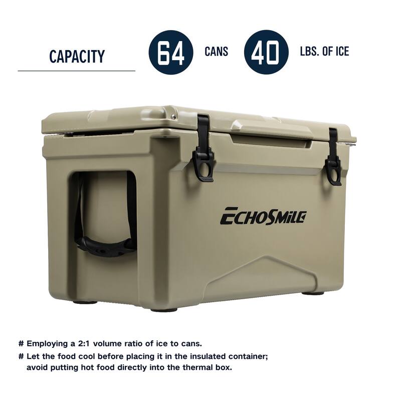 EchoSmile 40 qt. Rotomolded Cooler