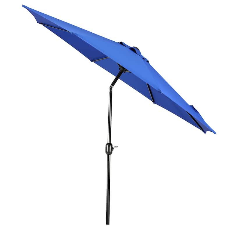 Holme 9-foot Steel Market Patio Umbrella with Tilt-and-Crank