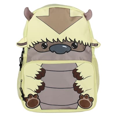 Appa Backpack Nickelodeon Avatar The Last Airbender Appa The Sky Bison 17" Backpack Laptop School Travel Book Bag - One Size