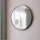 Neutypechic Modern Thin Frame Wall-Mounted Vanity Round Mirror