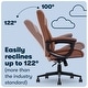 preview thumbnail 29 of 66, Serta Connor Executive Office Chair - Ergonomic Computer Chair with Layered Body Pillows and Contoured Lumbar