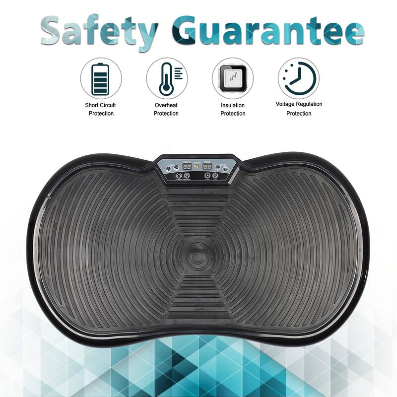 YSSOA Vibration Plate Exercise Machine with Dual Motor Vibration, Remote Control and Resistance Bands - 30.5*17.32*8.27