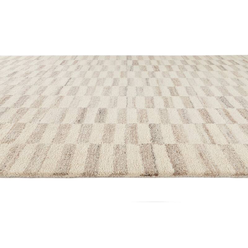Terra by Obeetee Dunes Steps Neutral Rug