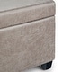 preview thumbnail 18 of 130, WYNDENHALL Franklin 48-in. Wide Contemporary Rectangular Storage Ottoman