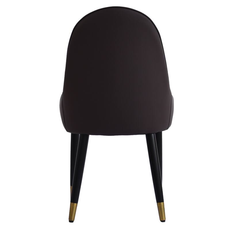 Set of 2 Modern Upholstered PU Leather Dining Chair