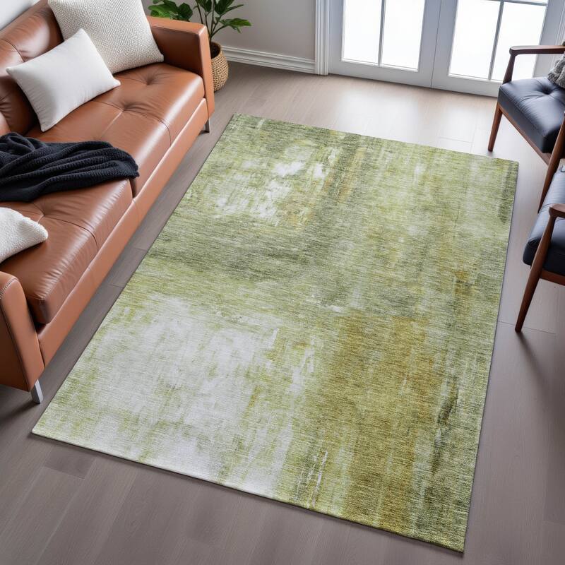 Premium Washable Super Soft Modern Watercolor Mayfield Rug