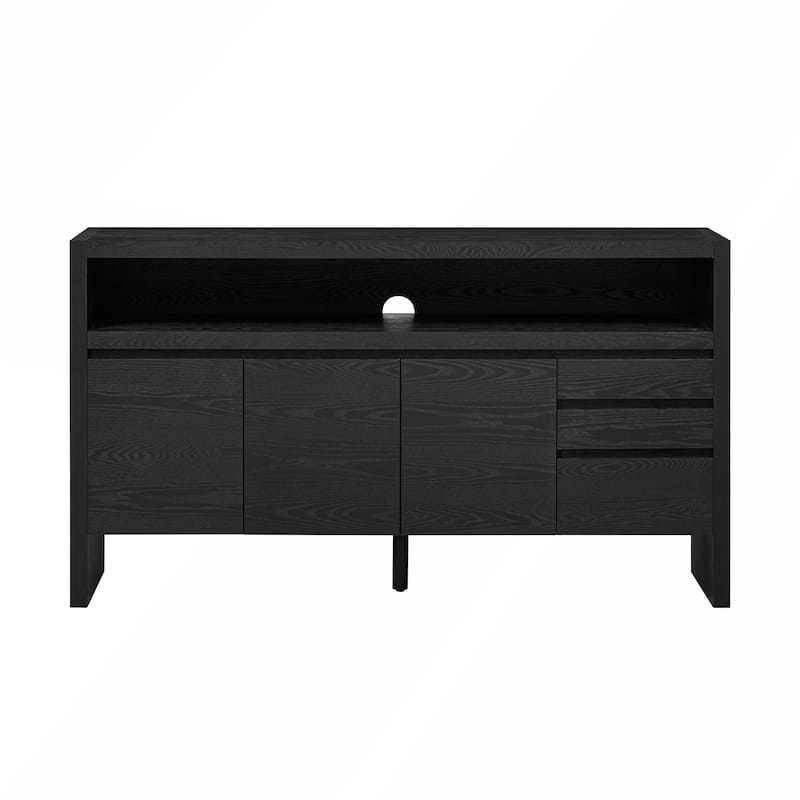 Modern 60in 3 Doors Sideboard with 3 Drawers
