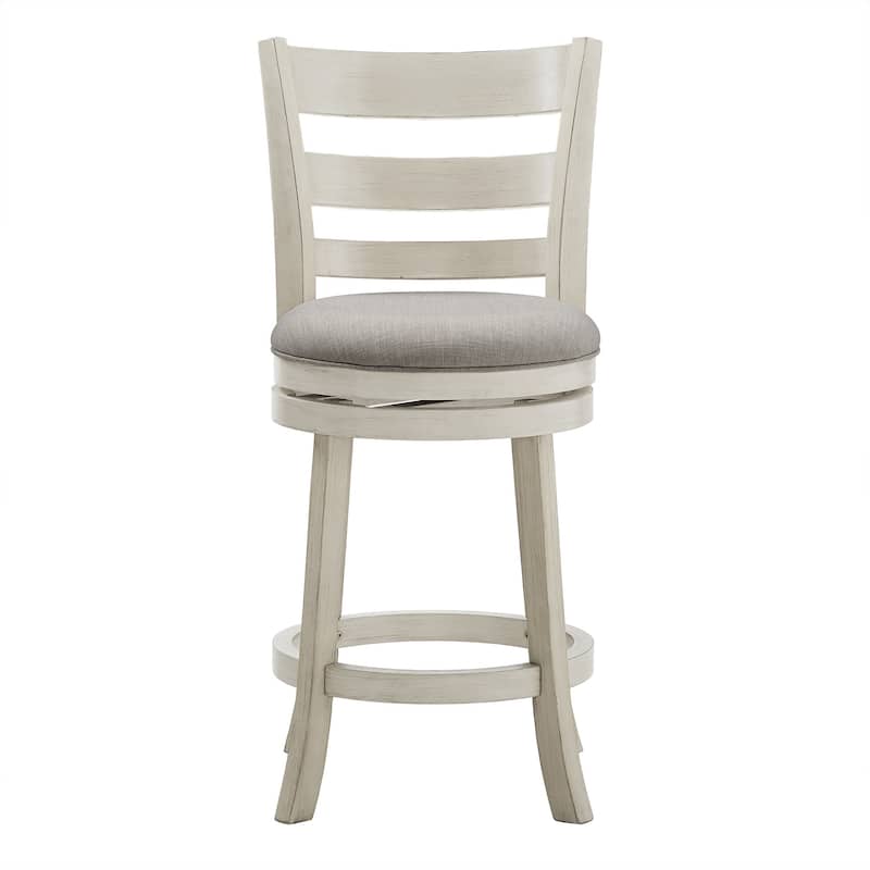 Verona Ladder Back Swivel Counter Height Stool by iNSPIRE Q Classic