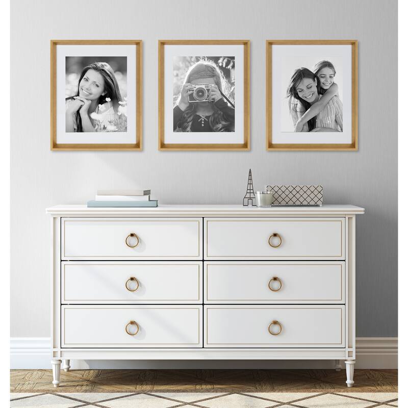 Kate and Laurel Calter Inset Picture Frame Set