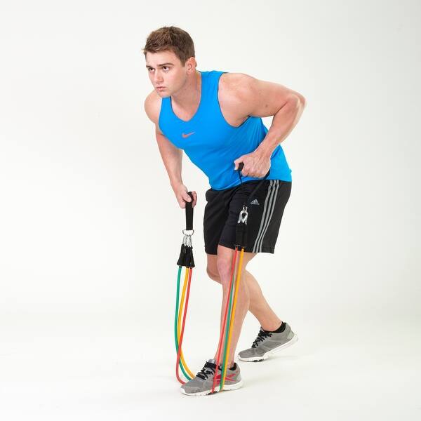 Black Mountain Products Ultimate Resistance Band Set With Starter Guide Overstock 16816560