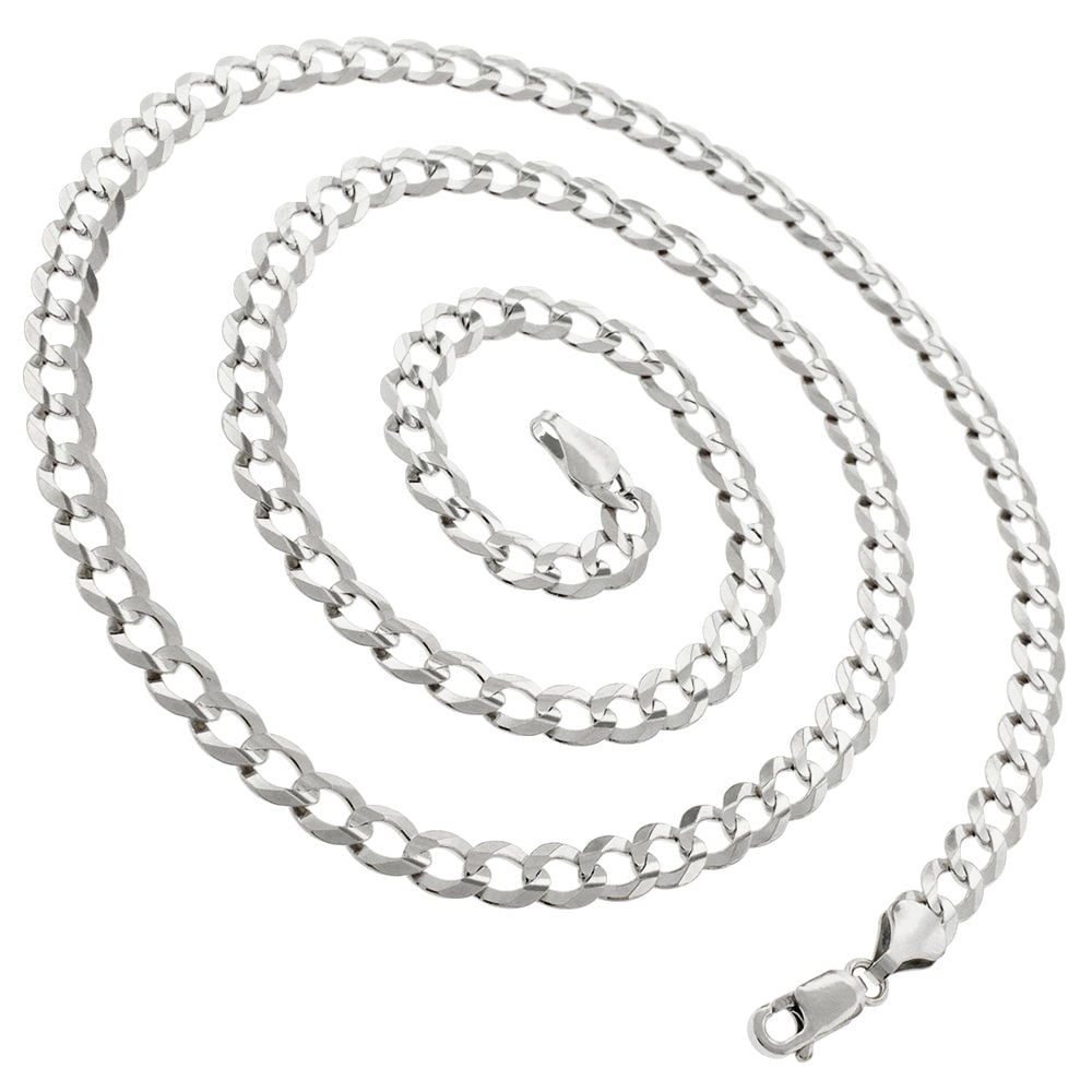 best noble 925 Silver fashion cute women men 6MM chain classic Necklace Jewelry