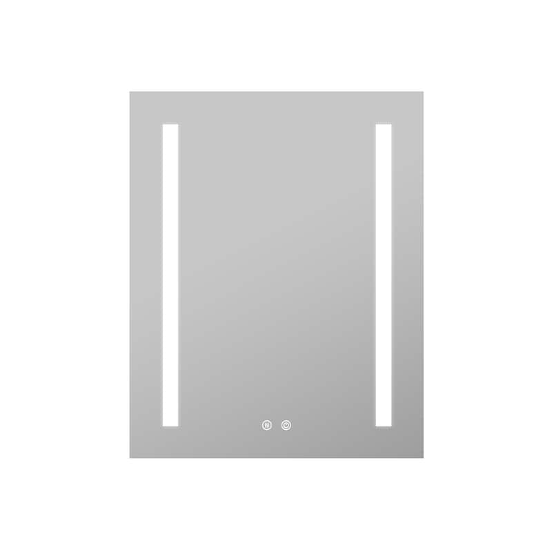 Recessed or Surface 30" H LED Mirror Cabinet with Adjustable Glass Shelves,Defogger, Dimmer And Outlets & USB Ports