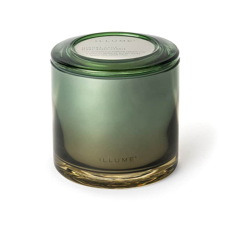 Beautifully Done Essentials Hinoki Sage Demi Vanity Tin Scented Candle - Statement Glass