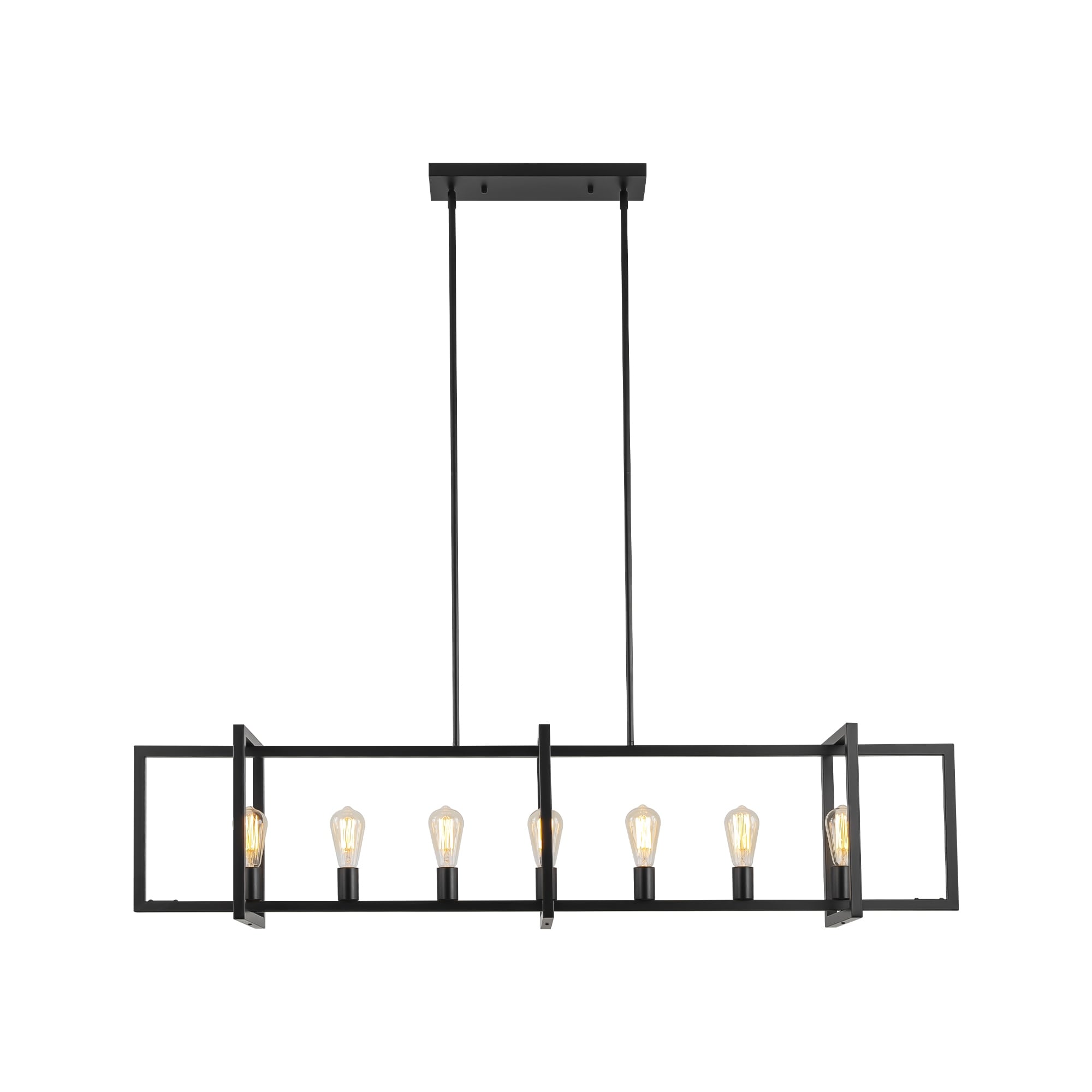 Nordic Wood Pendant Light – Modern Scandinavian Hanging Lamp With Adjustable Cord, 13.7 Inch Diameter