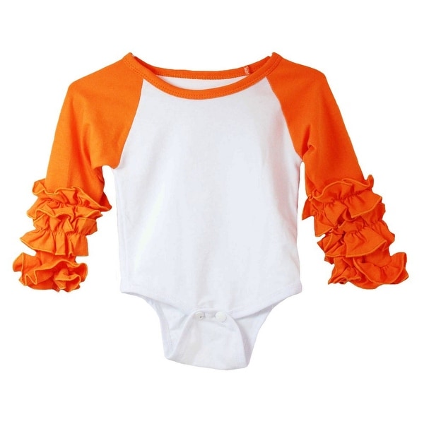 ruffle long sleeve bodysuit