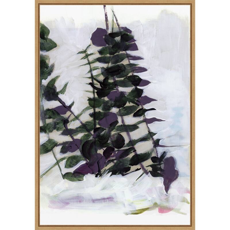Eucalyptus Painting No. 2 by Cartissi (23 x 33 in.), Framed Canvas Wall Art Print