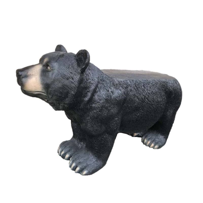 32" Black Bear Bench