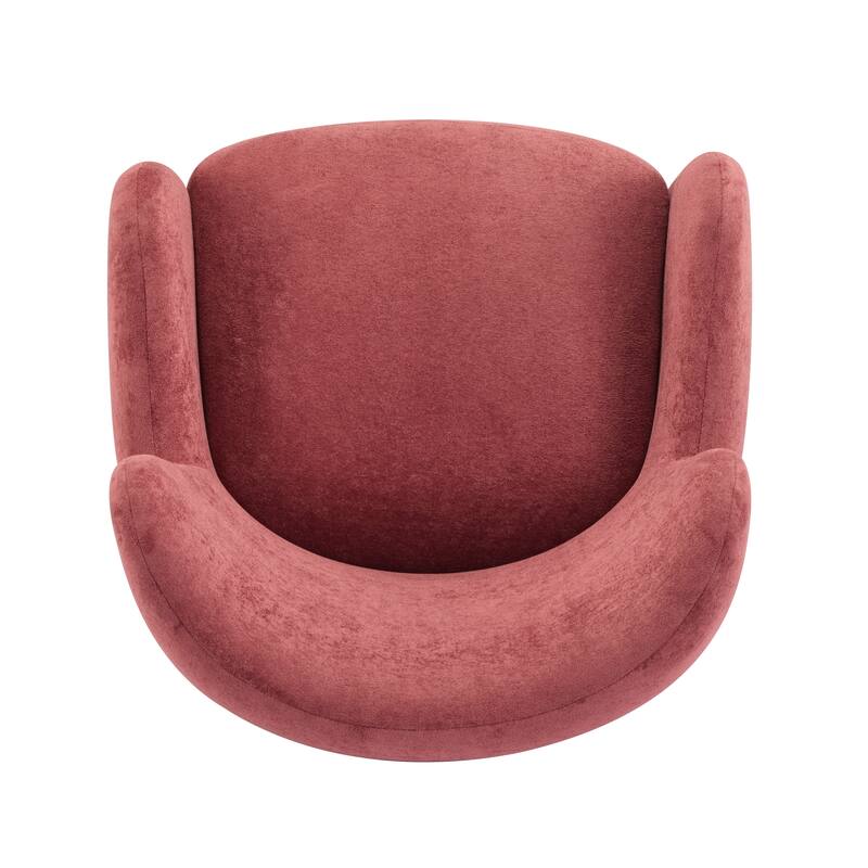 Bacho Fabric Wingback Accent Chair by Christopher Knight Home