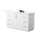 Option White / Giotto Quartz Top / Matte Black Hardware