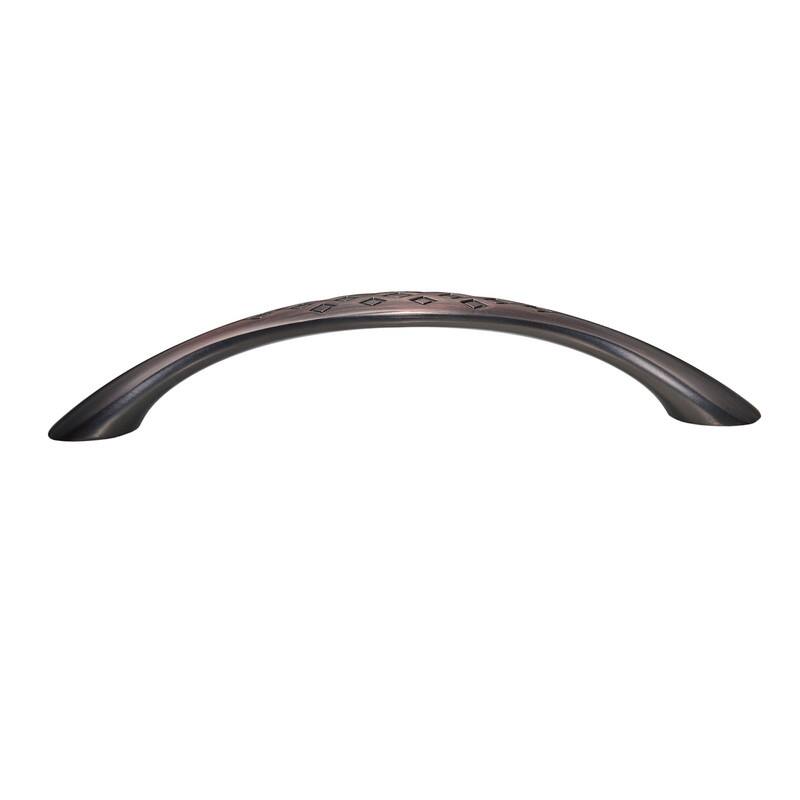 Utopia Alley Diamond Pull Handle - Decorative Oil Rubbed Bronze Cabinet Drop Pull Handles, 5.1" Center to Center