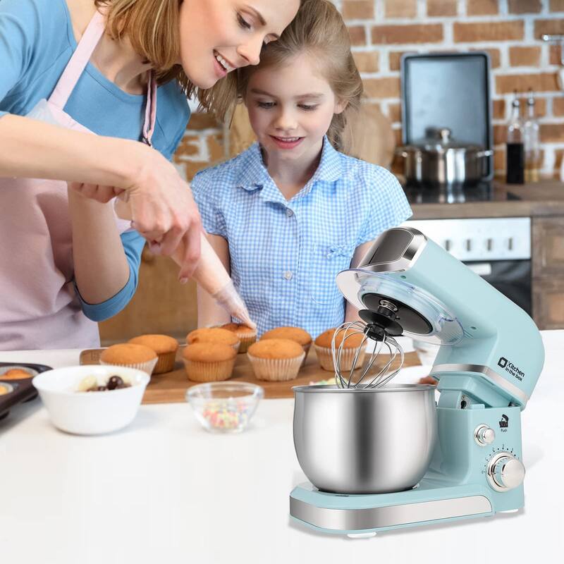 Stand Mixer,3.2Qt Small Electric Food Mixer,6 Speeds Portable