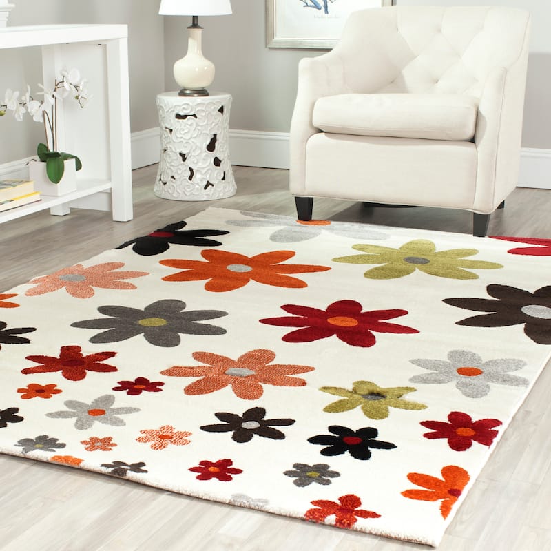 SAFAVIEH Porcello Tiney Modern Rug - 8' x 11'2" - Ivory/Multi