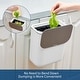 preview thumbnail 35 of 40, 1.9 Gal/2.4 Gal Kitchen Compost Bin, Small Hanging Trash Can with Stainless Steel Lid