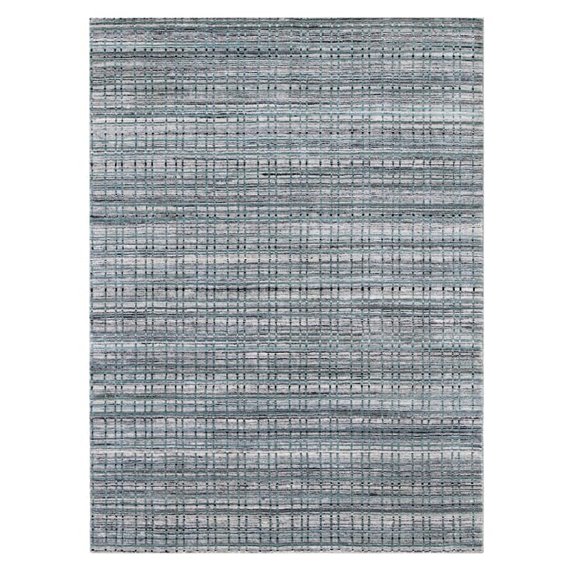 Paradise Geometric Area Rug - 3' x 5' - Grayish Blue