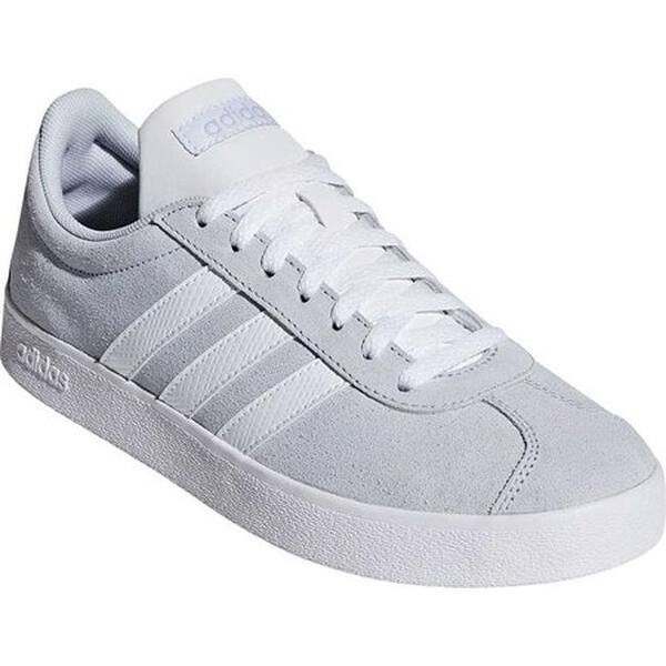 Shop Adidas Women S Vl Court 2 0 Sneaker Aero Blue S18 Ftwr White