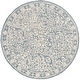 preview thumbnail 14 of 56, Lauren Ralph Lauren Handmade Olivier Floral Wool Rug 3' Round - Blue/Ivory - Round