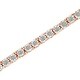 preview thumbnail 37 of 36, .925 Sterling Silver 1.0 Cttw Miracle-Set Diamond Round Miracle Plate Tennis Bracelet (I-J Color, I3 Clarity)