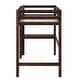 preview thumbnail 6 of 5, Twin Loft Bed with built-in desk,Espresso