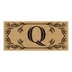 preview thumbnail 14 of 24, Monogram Flocked Sassafras Coir Switch Mat Q