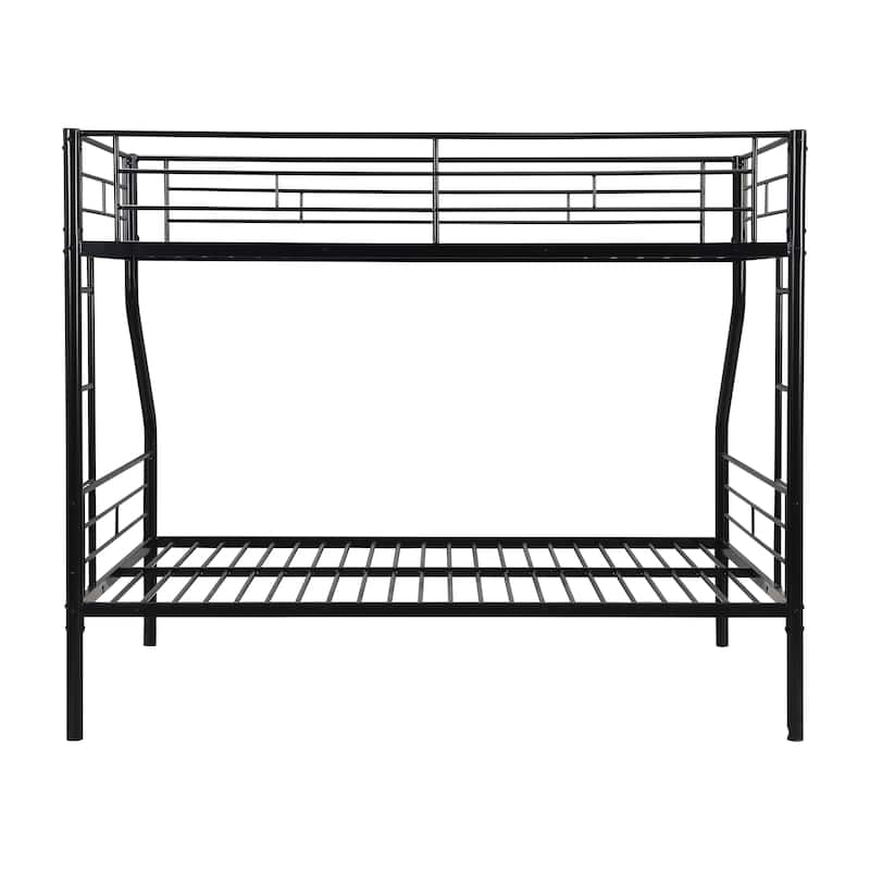 Twin Over FULL Metal Bunk Bed , No Box Spring Needed, Large Under Bed Storage, Easy Assemble