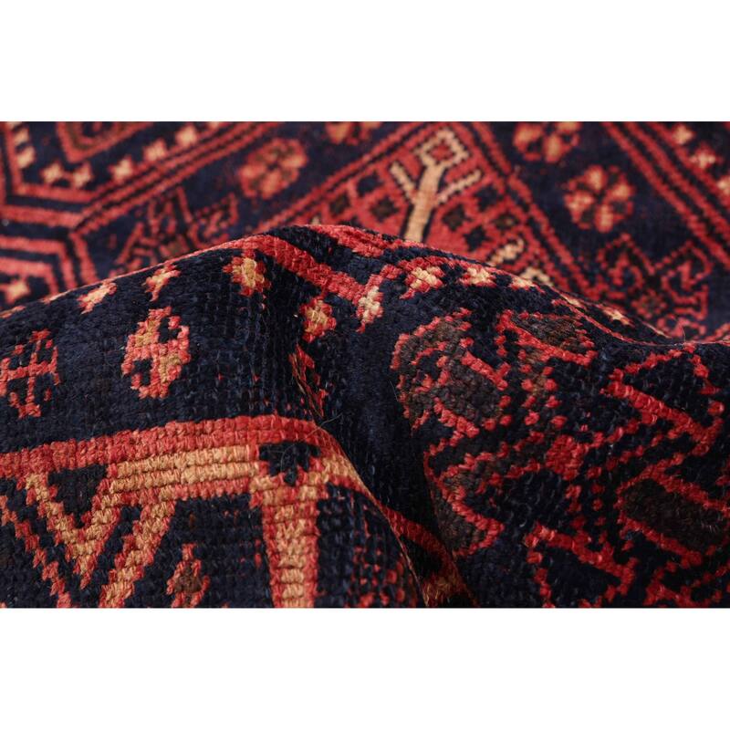 ECARPETGALLERY Hand-knotted Konya Anatolian Dark Navy Wool Rug - 4'7 x 7'9