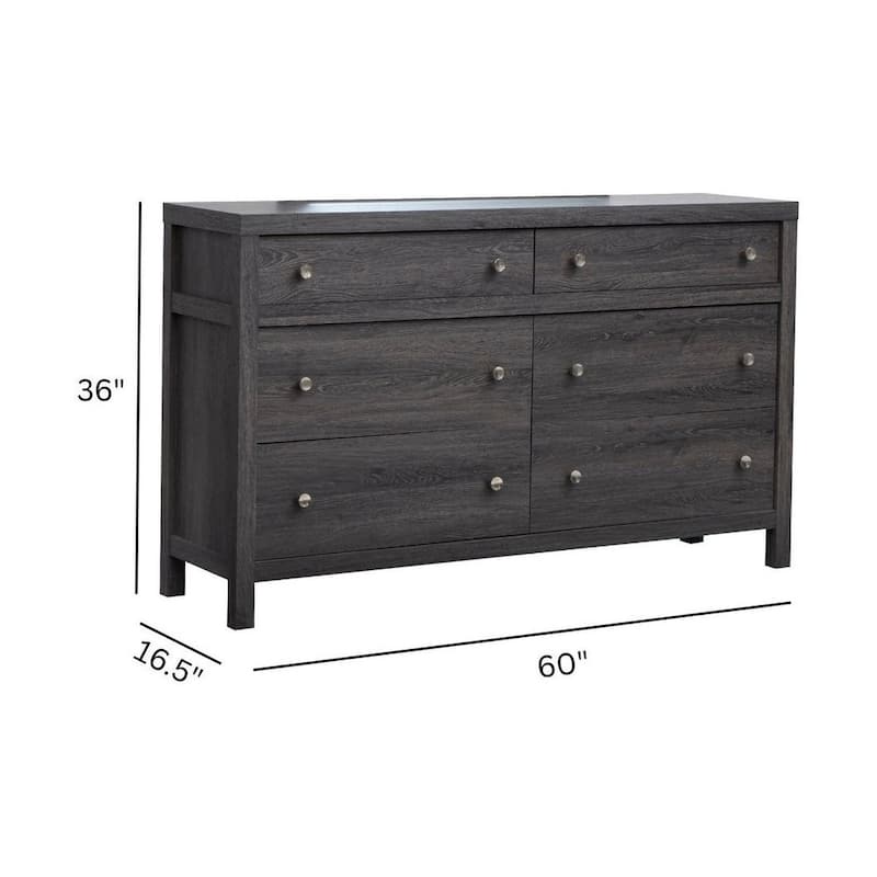 Magnussen Home Merrifield Raisin Black Double Drawer Dresser
