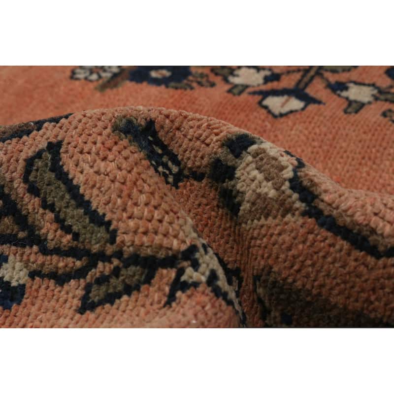 ECARPETGALLERY Hand-knotted Antalya Vintage Copper Wool Rug - 10'6 x 13'6