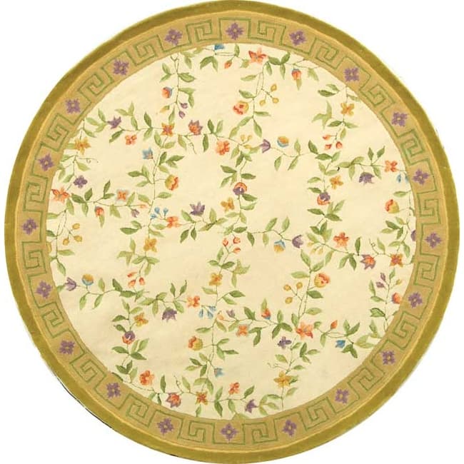 SAFAVIEH Handmade Berkeley Bice Botanical Wool Rug