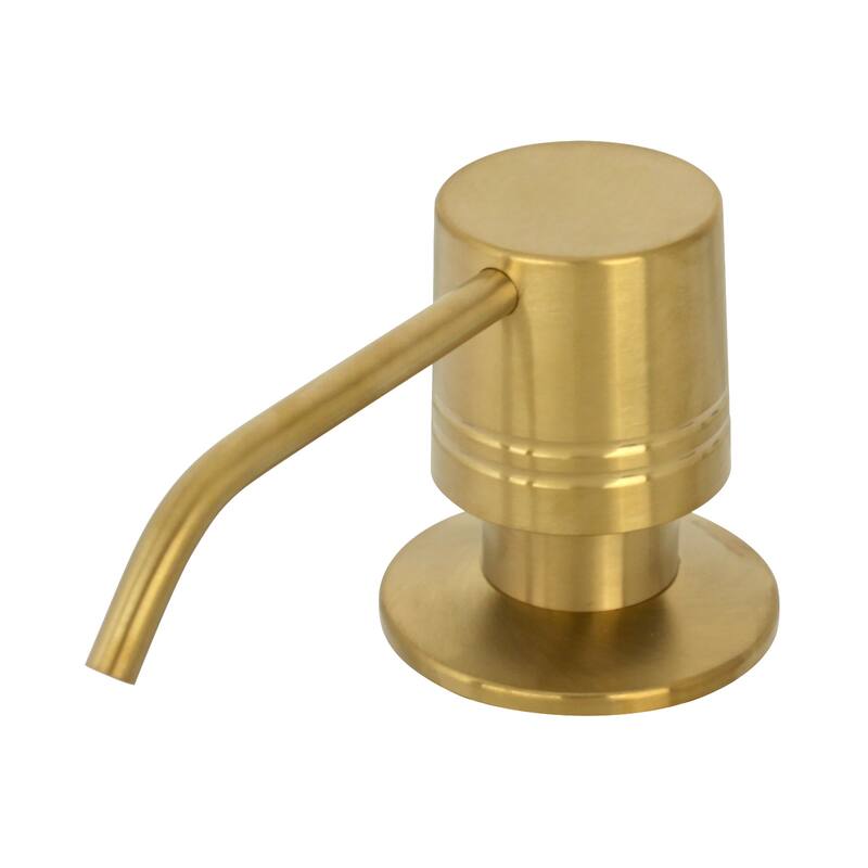 Built in Copper Soap Dispenser Refill from Top with 17 OZ Bottle - 3 Years Warranty