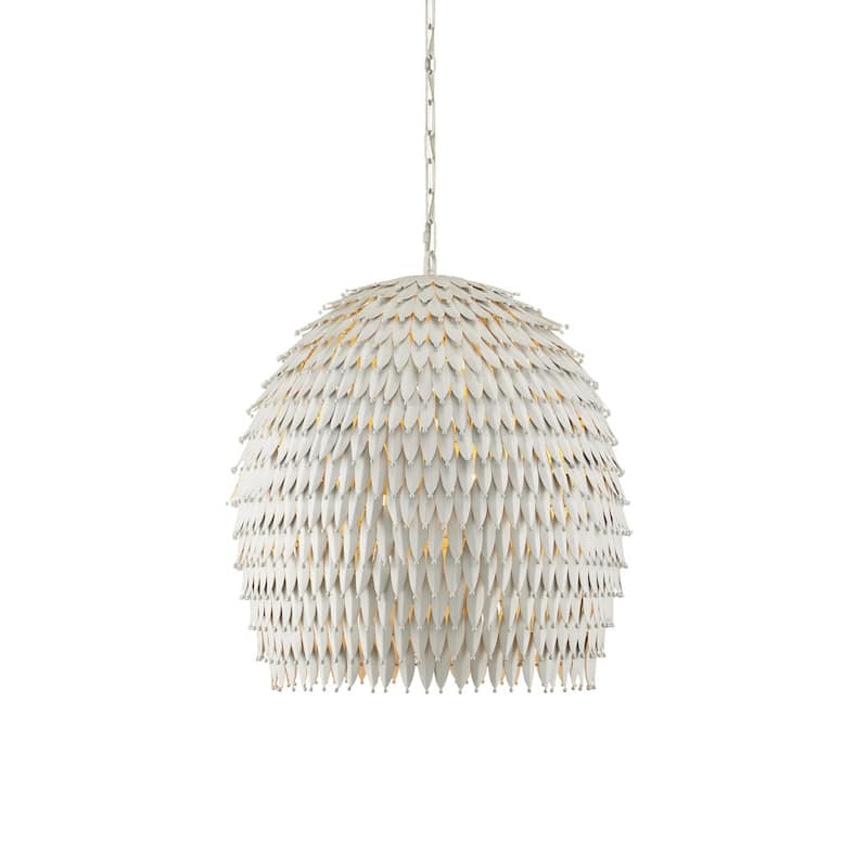 Currey & Company Overlay Large Pendant - 25.5"h x 24"dia